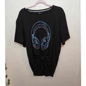 🌴FINAL SALE Old Navy Headphones Tee XL